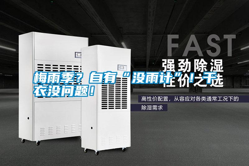 梅雨季？自有“沒雨計”！干衣沒問題！