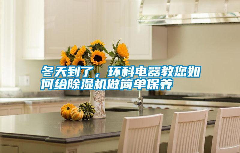 冬天到了，環(huán)科電器教您如何給除濕機做簡單保養(yǎng)