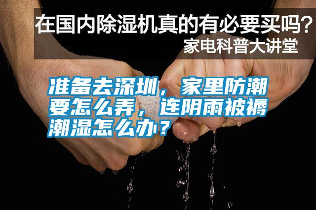 準(zhǔn)備去深圳，家里防潮要怎么弄，連陰雨被褥潮濕怎么辦？