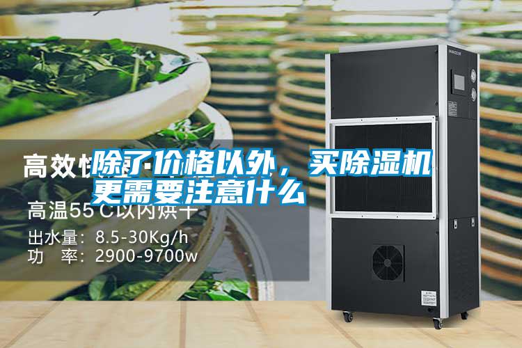 除了價(jià)格以外，買除濕機(jī)更需要注意什么
