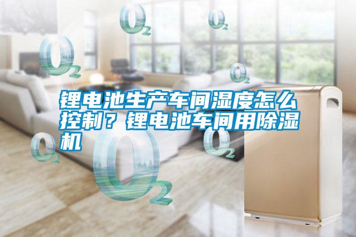 鋰電池生產(chǎn)車間濕度怎么控制？鋰電池車間用除濕機(jī)