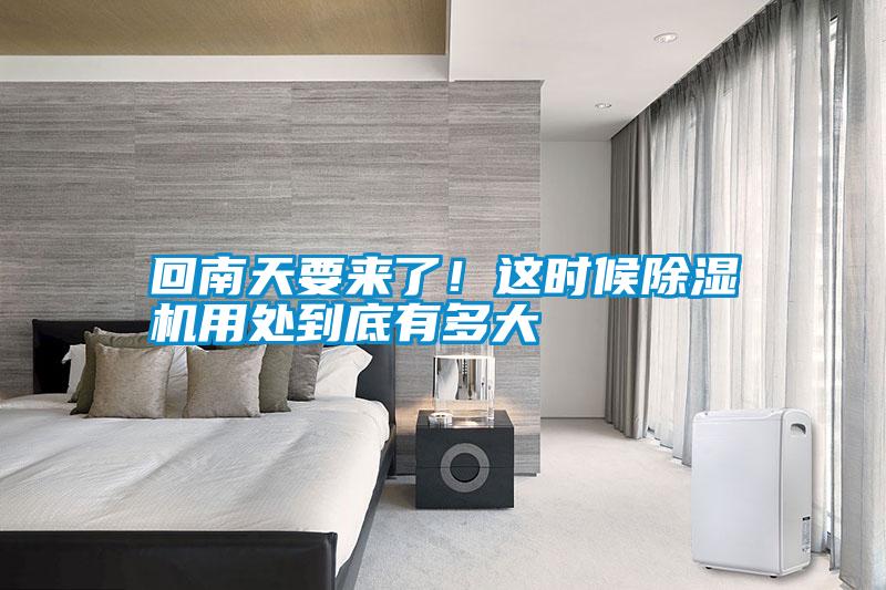 回南天要來(lái)了！這時(shí)候除濕機(jī)用處到底有多大