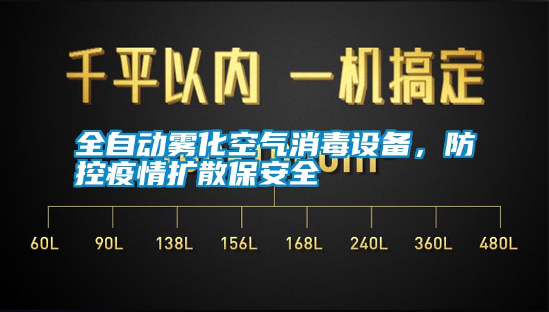 全自動(dòng)霧化空氣消毒設(shè)備，防控疫情擴(kuò)散保安全