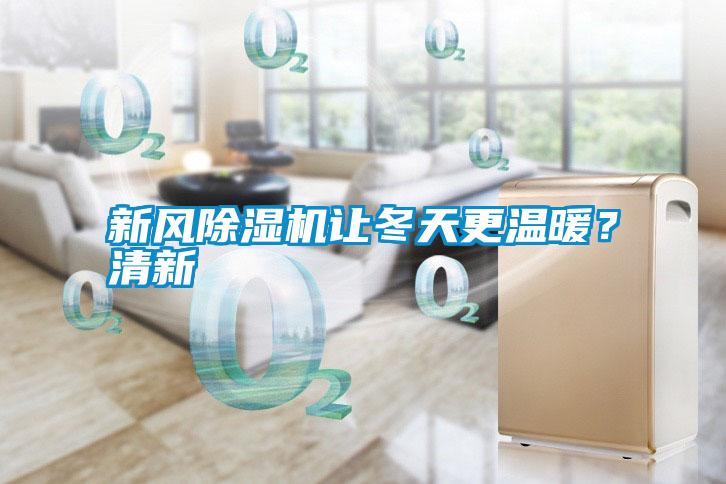 新風(fēng)除濕機(jī)讓冬天更溫暖？清新