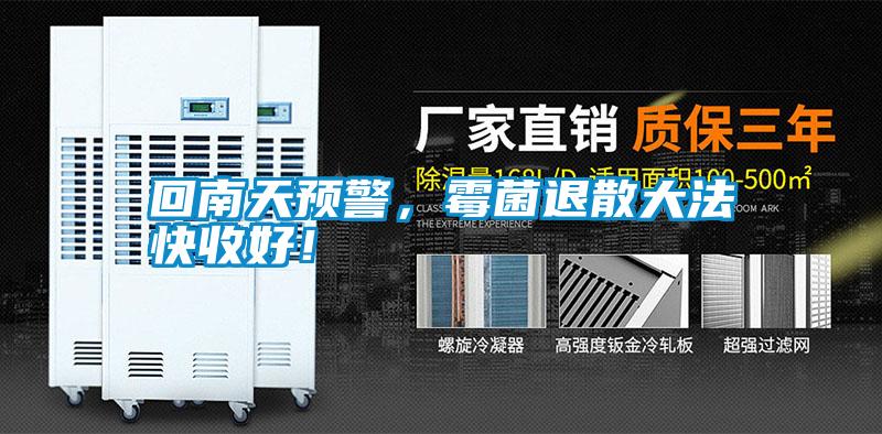 回南天預(yù)警，霉菌退散大法快收好！