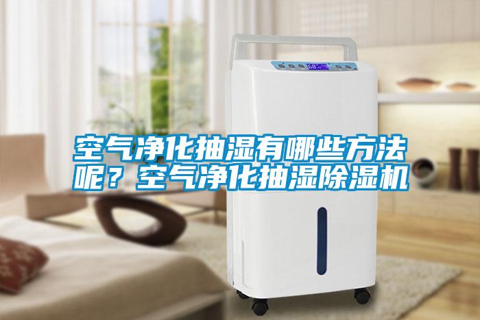 空氣凈化抽濕有哪些方法呢？空氣凈化抽濕除濕機(jī)