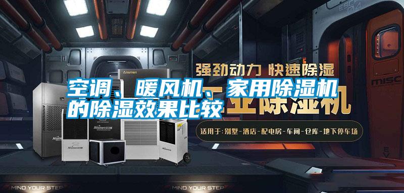 空調(diào)、暖風(fēng)機(jī)、家用除濕機(jī)的除濕效果比較