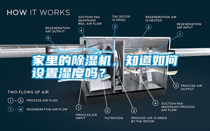 家里的除濕機(jī)，知道如何設(shè)置濕度嗎？