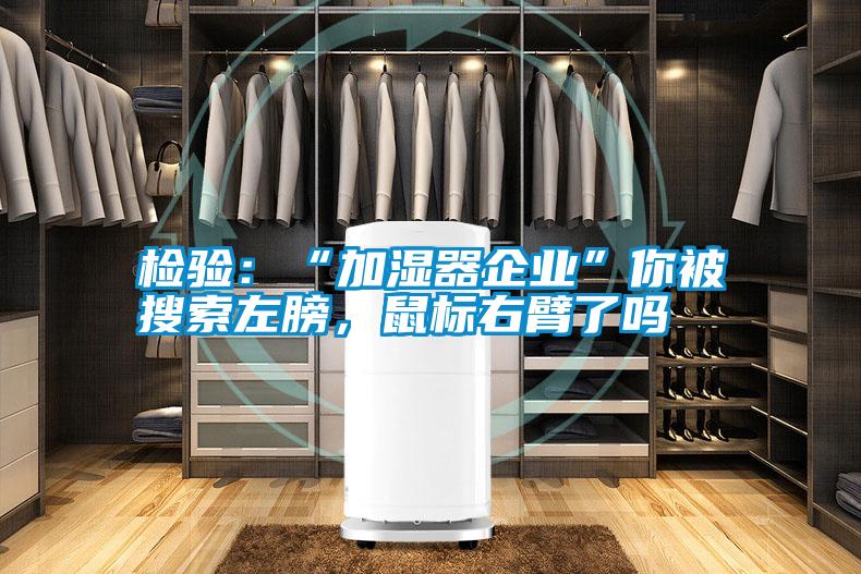 檢驗(yàn)：“加濕器企業(yè)”你被搜索左膀，鼠標(biāo)右臂了嗎