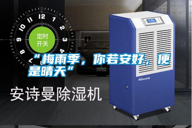 “梅雨季，你若安好，便是晴天”