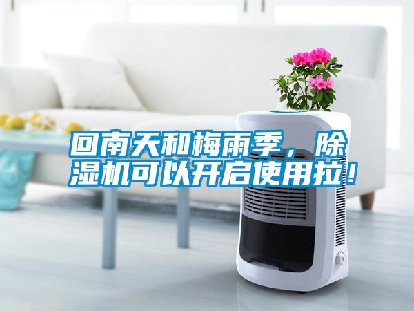 回南天和梅雨季，除濕機(jī)可以開啟使用拉！