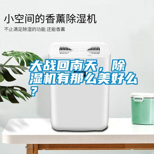 大戰(zhàn)回南天，除濕機有那么美好么？