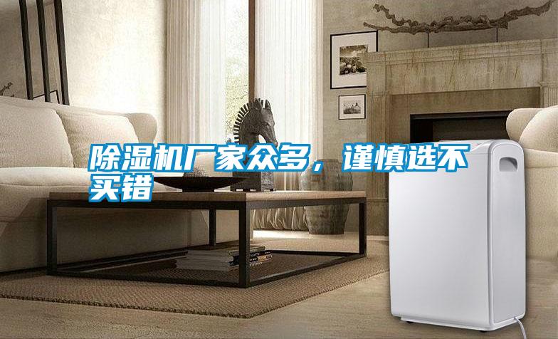 除濕機廠家眾多，謹慎選不買錯