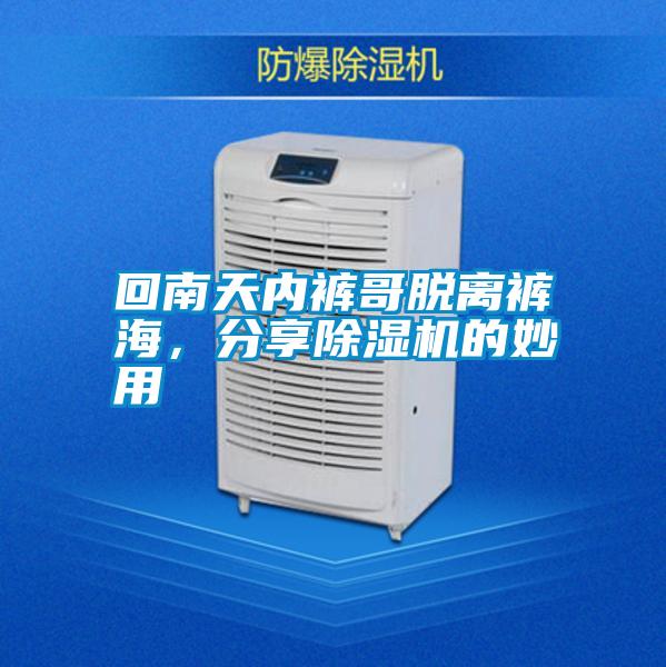 回南天內(nèi)褲哥脫離褲海，分享除濕機(jī)的妙用