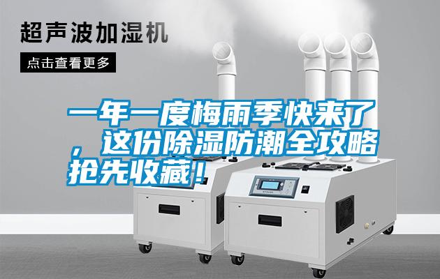 一年一度梅雨季快來(lái)了，這份除濕防潮全攻略搶先收藏！