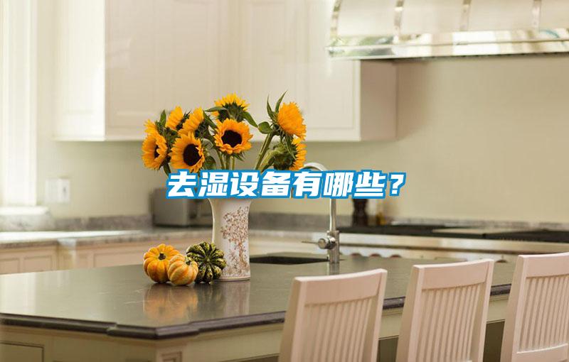 去濕設(shè)備有哪些？