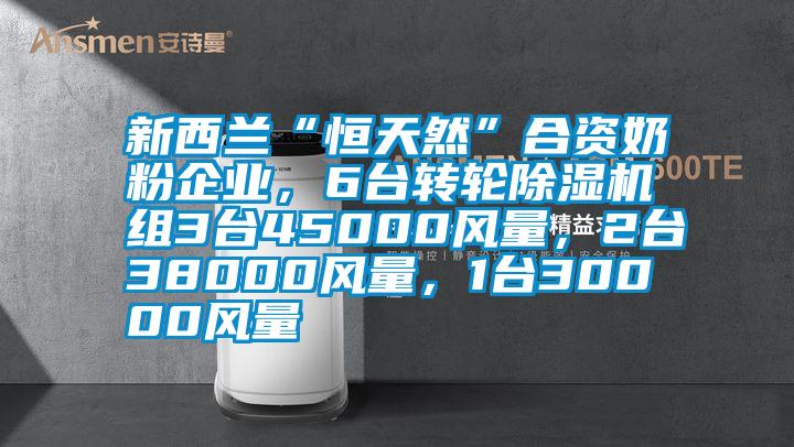 新西蘭“恒天然”合資奶粉企業(yè)，6臺(tái)轉(zhuǎn)輪除濕機(jī)組3臺(tái)45000風(fēng)量，2臺(tái)38000風(fēng)量，1臺(tái)30000風(fēng)量