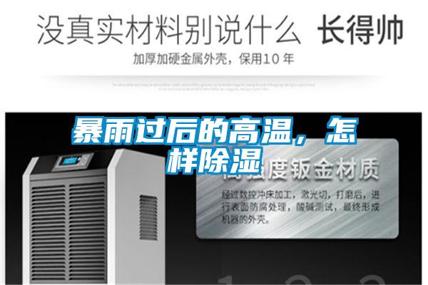暴雨過后的高溫，怎樣除濕