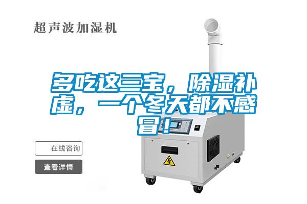多吃這三寶，除濕補虛，一個冬天都不感冒！