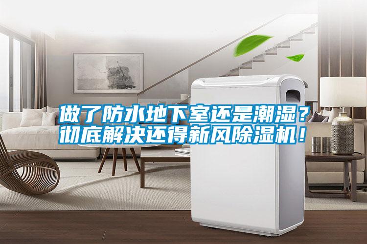 做了防水地下室還是潮濕？徹底解決還得新風除濕機！