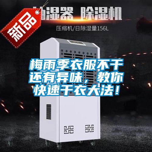 梅雨季衣服不干還有異味，教你快速干衣大法！
