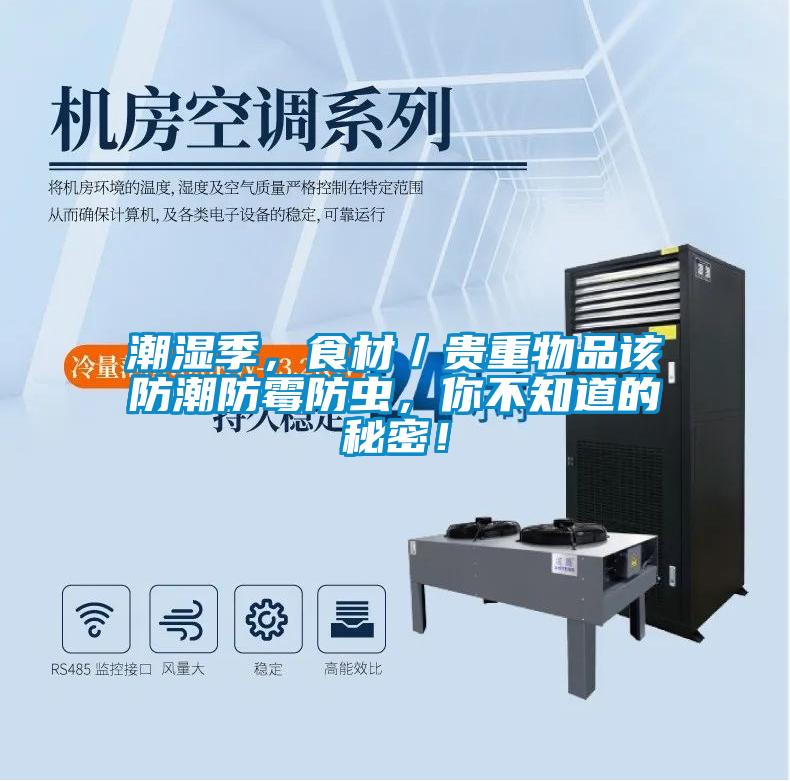 潮濕季，食材／貴重物品該防潮防霉防蟲(chóng)，你不知道的秘密！