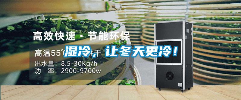 濕冷，讓冬天更冷！