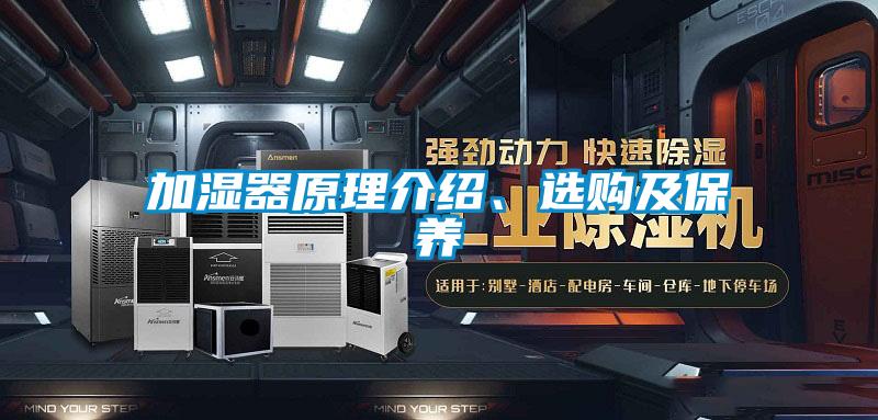 加濕器原理介紹、選購(gòu)及保養(yǎng)