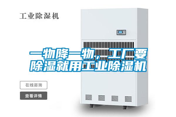 一物降一物，工廠要除濕就用工業(yè)除濕機(jī)