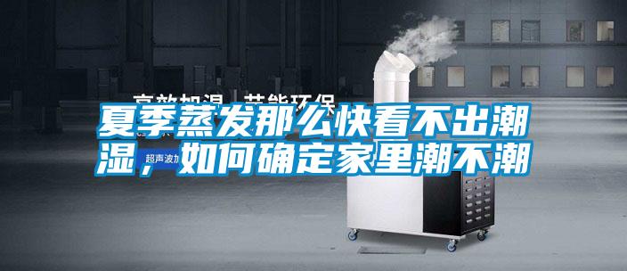 夏季蒸發(fā)那么快看不出潮濕，如何確定家里潮不潮