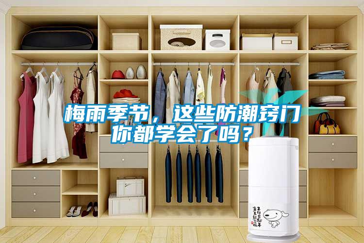 梅雨季節(jié)，這些防潮竅門你都學(xué)會了嗎？