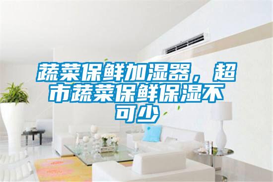 蔬菜保鮮加濕器，超市蔬菜保鮮保濕不可少