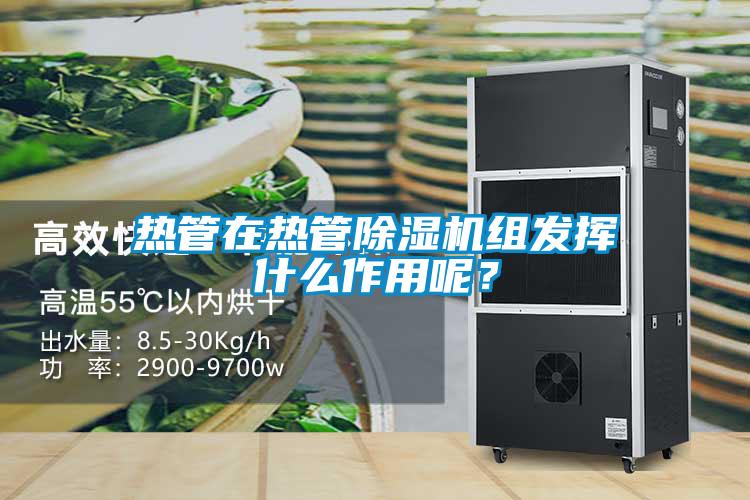 熱管在熱管除濕機(jī)組發(fā)揮什么作用呢？