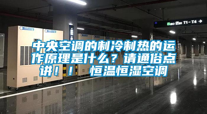中央空調(diào)的制冷制熱的運(yùn)作原理是什么？請通俗點(diǎn)講?。?恒溫恒濕空調(diào)