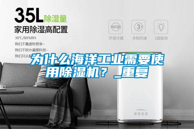 為什么海洋工業(yè)需要使用除濕機(jī)？_重復(fù)