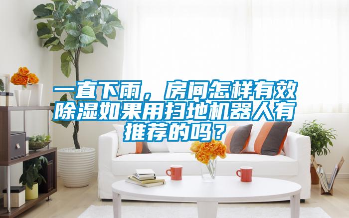 一直下雨，房間怎樣有效除濕如果用掃地機(jī)器人有推薦的嗎？