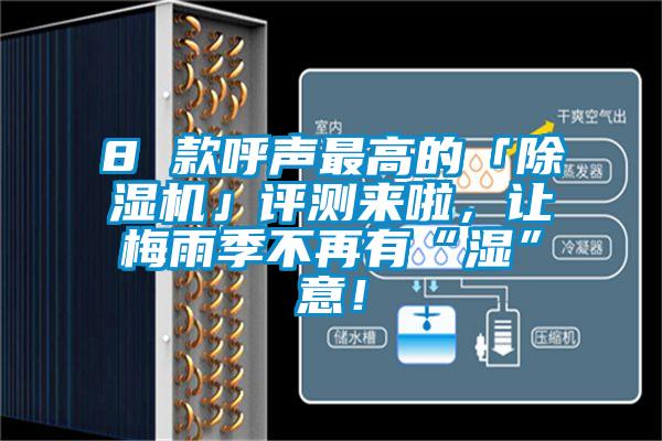 8 款呼聲最高的「除濕機」評測來啦，讓梅雨季不再有“濕”意！
