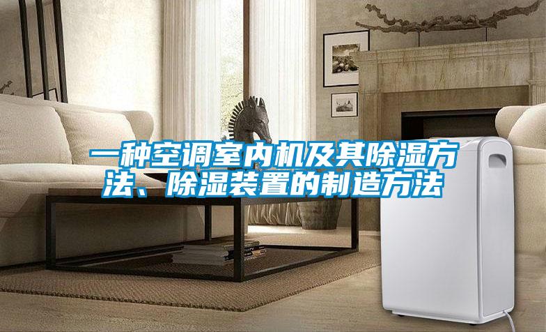 一種空調(diào)室內(nèi)機(jī)及其除濕方法、除濕裝置的制造方法