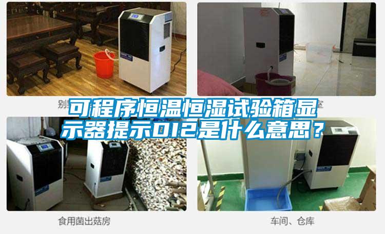 可程序恒溫恒濕試驗箱顯示器提示DI2是什么意思？