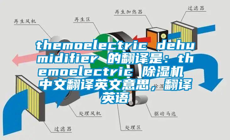 themoelectric dehumidifier 的翻譯是：themoelectric 除濕機(jī) 中文翻譯英文意思，翻譯英語(yǔ)