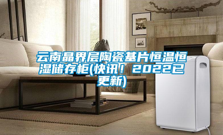 云南晶界層陶瓷基片恒溫恒濕儲(chǔ)存柜(快訊！2022已更新)