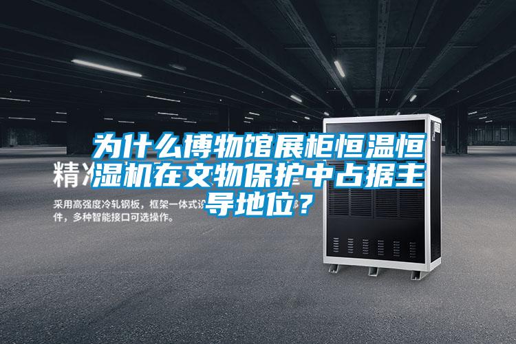為什么博物館展柜恒溫恒濕機在文物保護中占據(jù)主導地位？