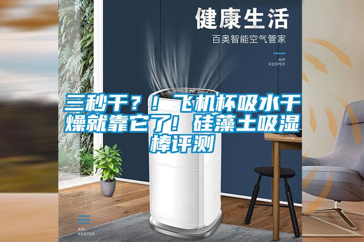 三秒干？! 飛機(jī)杯吸水干燥就靠它了! 硅藻土吸濕棒評測