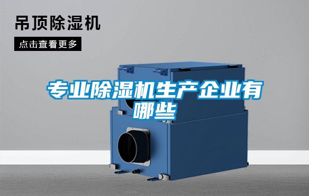 專(zhuān)業(yè)除濕機(jī)生產(chǎn)企業(yè)有哪些