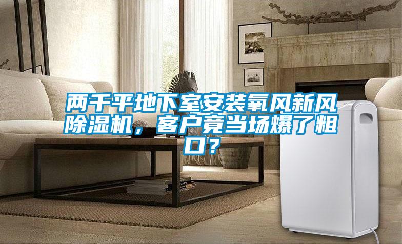 兩千平地下室安裝氧風(fēng)新風(fēng)除濕機(jī)，客戶竟當(dāng)場爆了粗口？