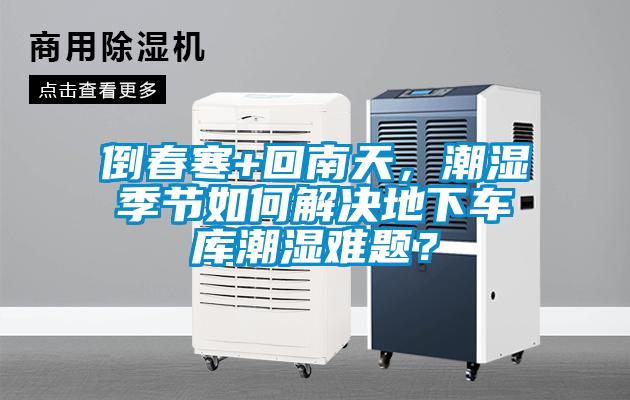 倒春寒+回南天，潮濕季節(jié)如何解決地下車庫潮濕難題？
