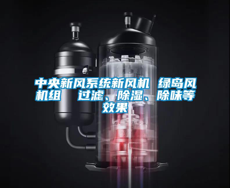 中央新風(fēng)系統(tǒng)新風(fēng)機(jī) 綠島風(fēng)機(jī)組  過濾、除濕、除味等效果