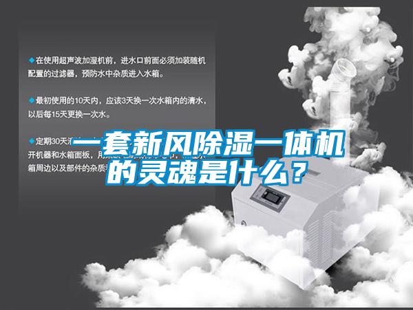 一套新風(fēng)除濕一體機(jī)的靈魂是什么？