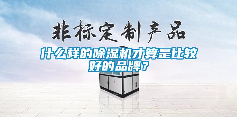什么樣的除濕機(jī)才算是比較好的品牌？