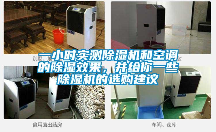 一小時實測除濕機(jī)和空調(diào)的除濕效果，并給你一些除濕機(jī)的選購建議
